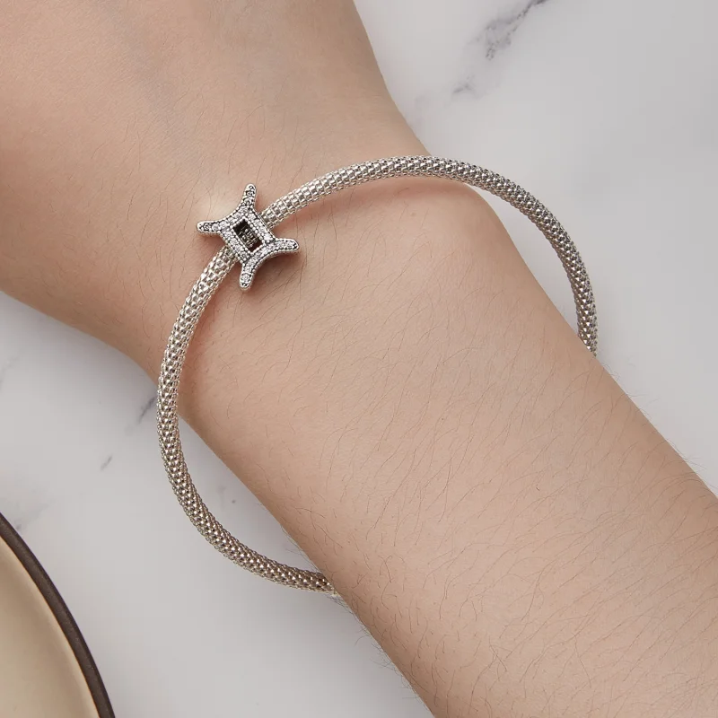(Bild für) Sternzeichen-Charm „Zwilling“ im Pandora-Stil - SCC2516-3 - Ansicht 6
