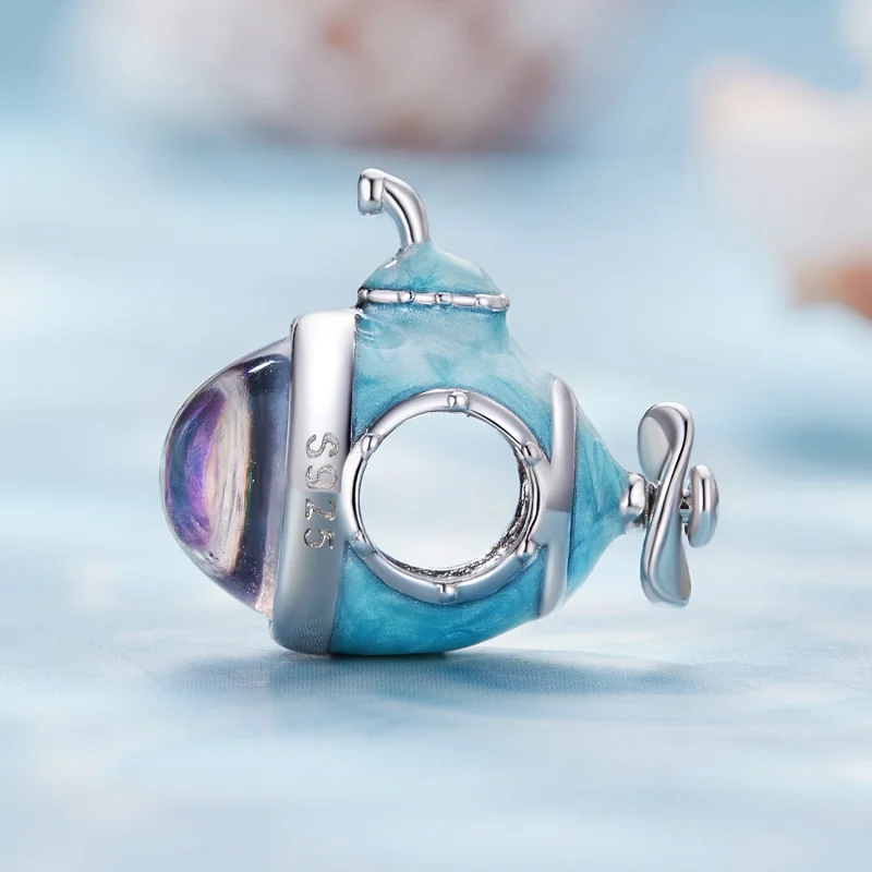 (Bild für) U-Boot-Charm im Pandora-Stil - SCC2504 - Ansicht 3