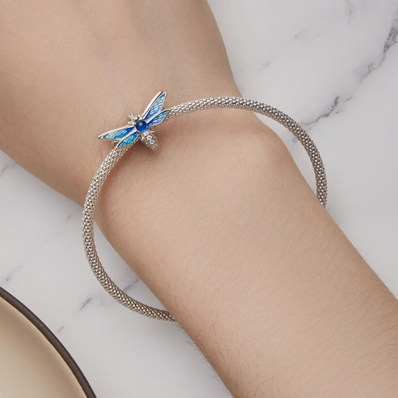 (Bild für) Zarter Libellen-Charm im Pandora-Stil - BSC859 - Ansicht 6
