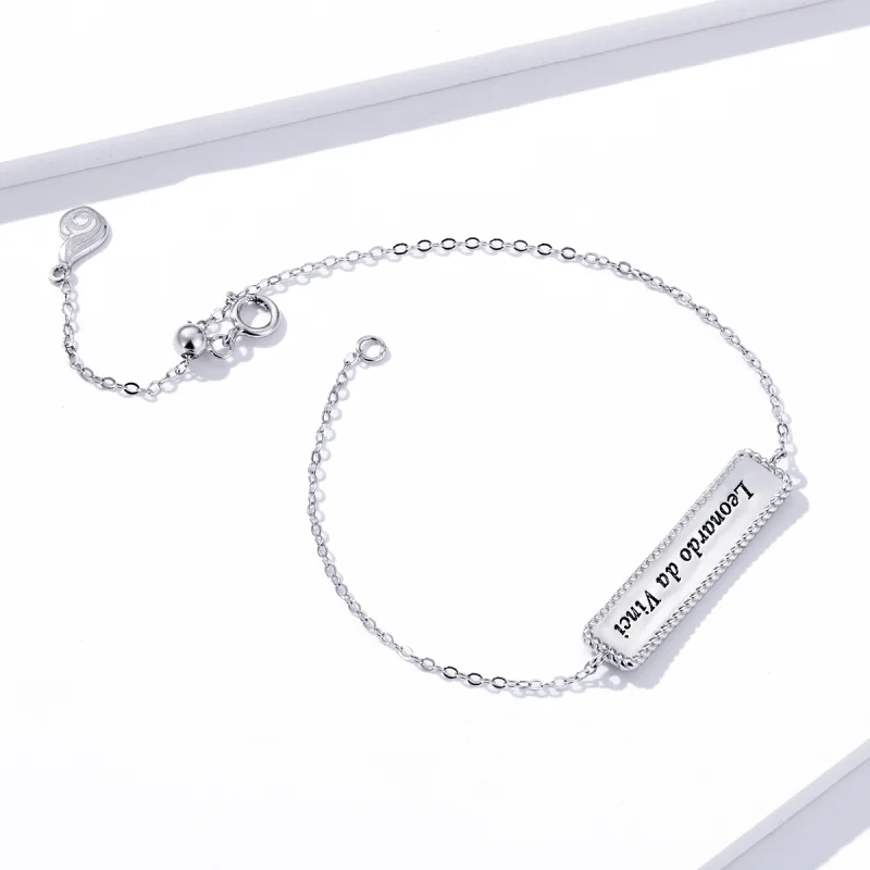 (Bild für) Armband im Pandora-Stil: Das gut verbrachte Leben ist lang - BSB039 - Ansicht 4