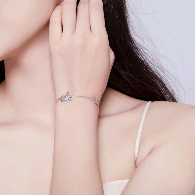 (Bild für) Armband „Kleines fliegendes Schweinchen“ im Pandora-Stil - BSB022 - Ansicht 5