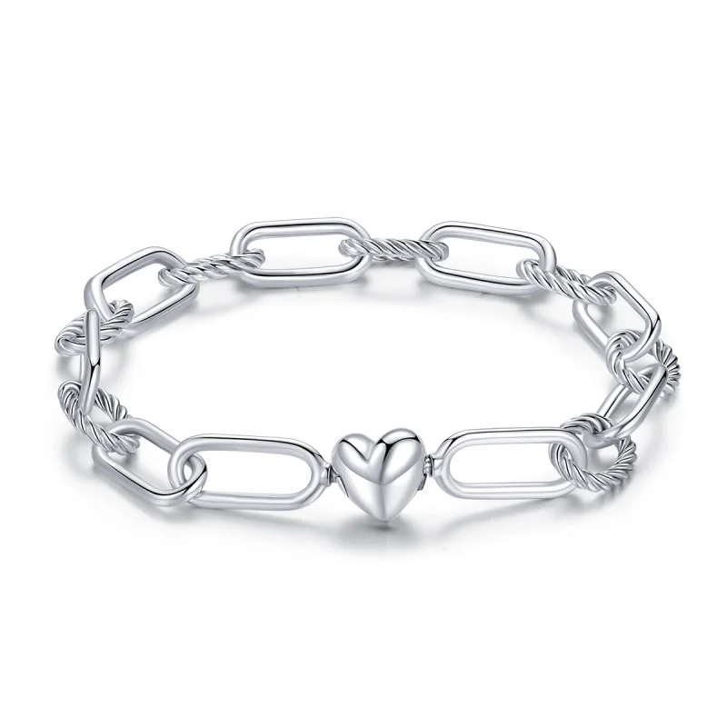 (Bild für) Armband „Love of Link“ im Pandora-Stil aus Silber - SCB202