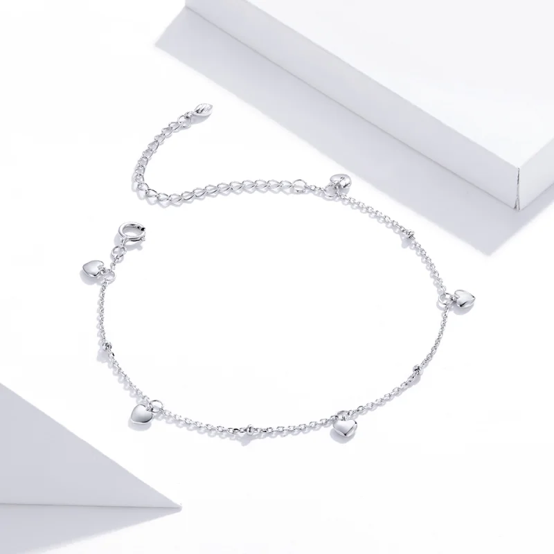 (Bild für) Armband „Loving Heart“ im Pandora-Stil aus Silber - SCB191 - Ansicht 2