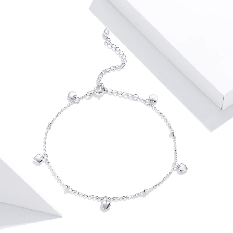 (Bild für) Armband „Loving Heart“ im Pandora-Stil aus Silber - SCB191 - Ansicht 4