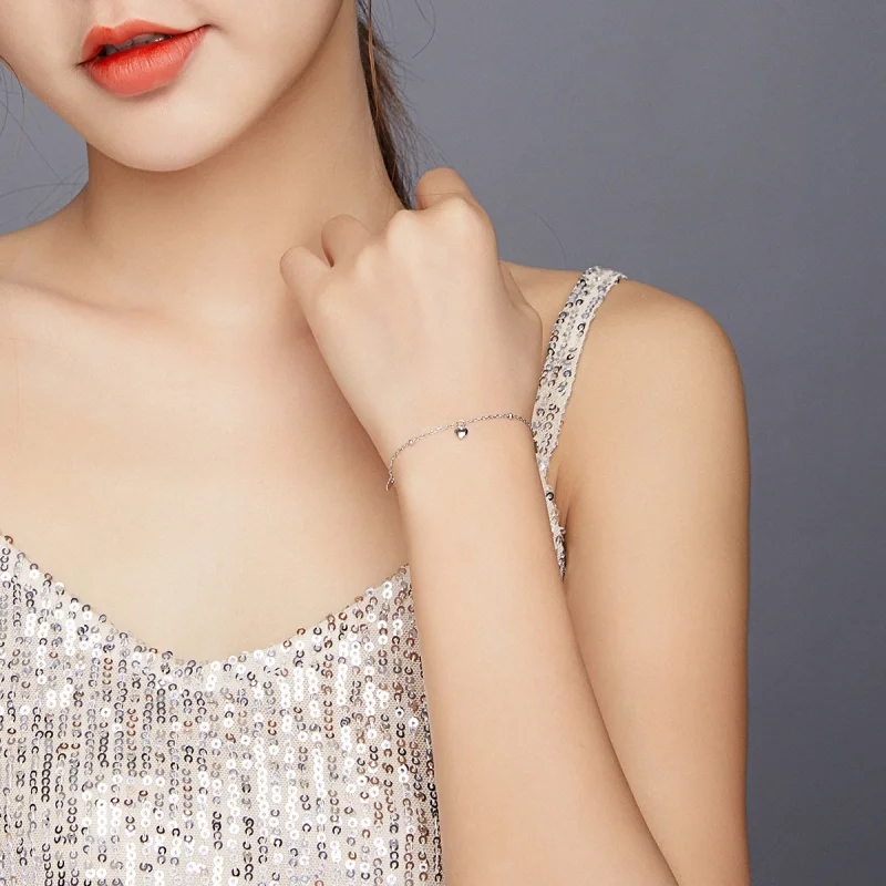 (Bild für) Armband „Loving Heart“ im Pandora-Stil aus Silber - SCB191 - Ansicht 5