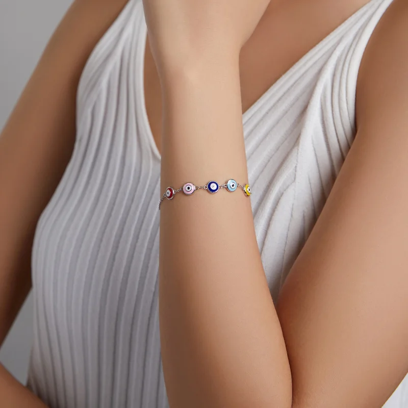 (Bild für) Armband „Schutzauge“ im Pandora-Stil - SCB218 - Ansicht 4
