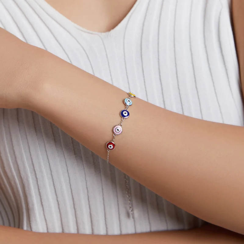 (Bild für) Armband „Schutzauge“ im Pandora-Stil - SCB218 - Ansicht 5