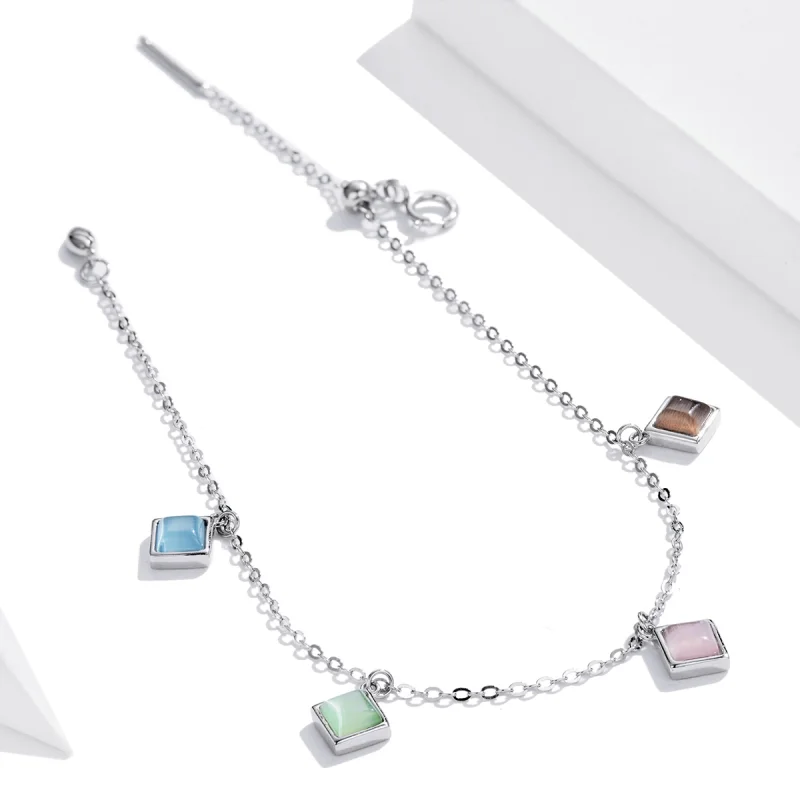 (Bild für) Einfaches Geometrie-Armband im Pandora-Stil - SCB224 - Ansicht 3