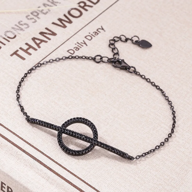 (Bild für) Einfaches Geometrie-Armband im Pandora-Stil - VSB011 - Ansicht 3