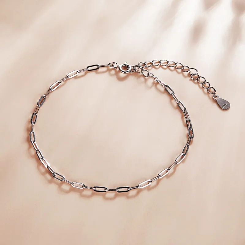 (Bild für) Einfaches Kettenarmband im Pandora-Stil - SCB221-A - Ansicht 4