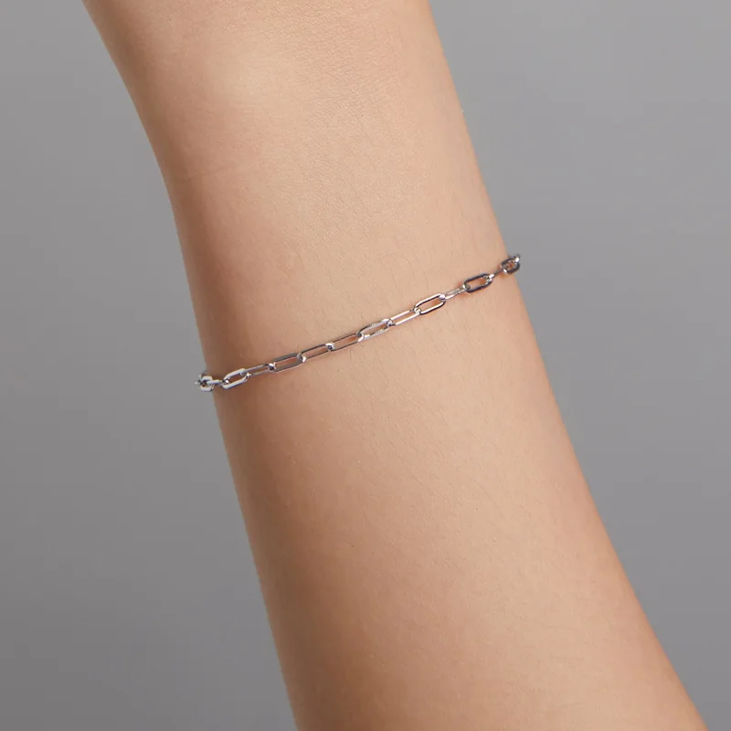 (Bild für) Einfaches Kettenarmband im Pandora-Stil - SCB221-A - Ansicht 7