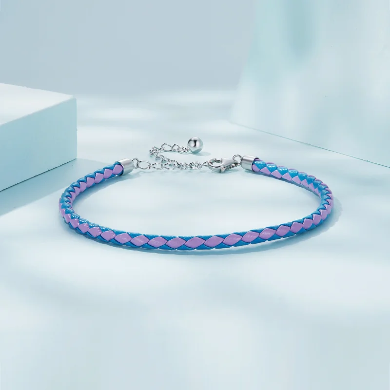 (Bild für) Einfaches Lederarmband im Pandora-Stil - SCB243-CF - Ansicht 2