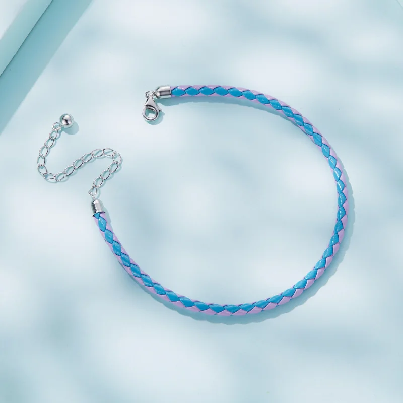 (Bild für) Einfaches Lederarmband im Pandora-Stil - SCB243-CF - Ansicht 3