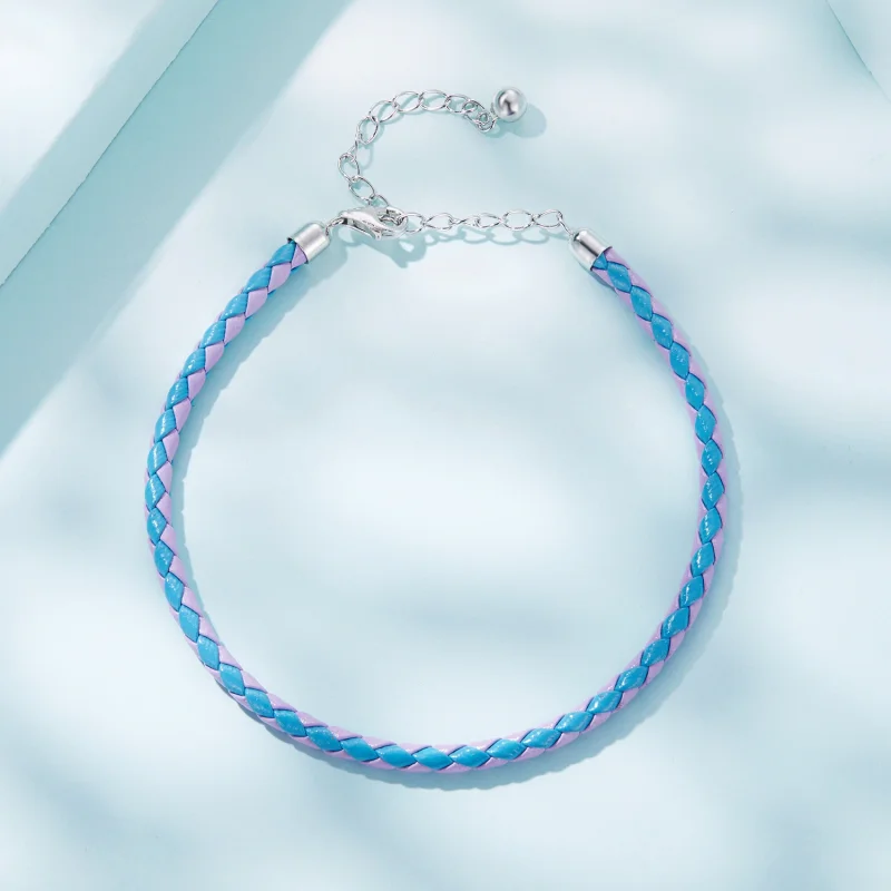 (Bild für) Einfaches Lederarmband im Pandora-Stil - SCB243-CF - Ansicht 4