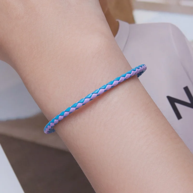 (Bild für) Einfaches Lederarmband im Pandora-Stil - SCB243-CF - Ansicht 5