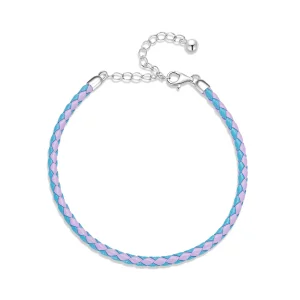 (Bild für) Einfaches Lederarmband im Pandora-Stil - SCB243-CF