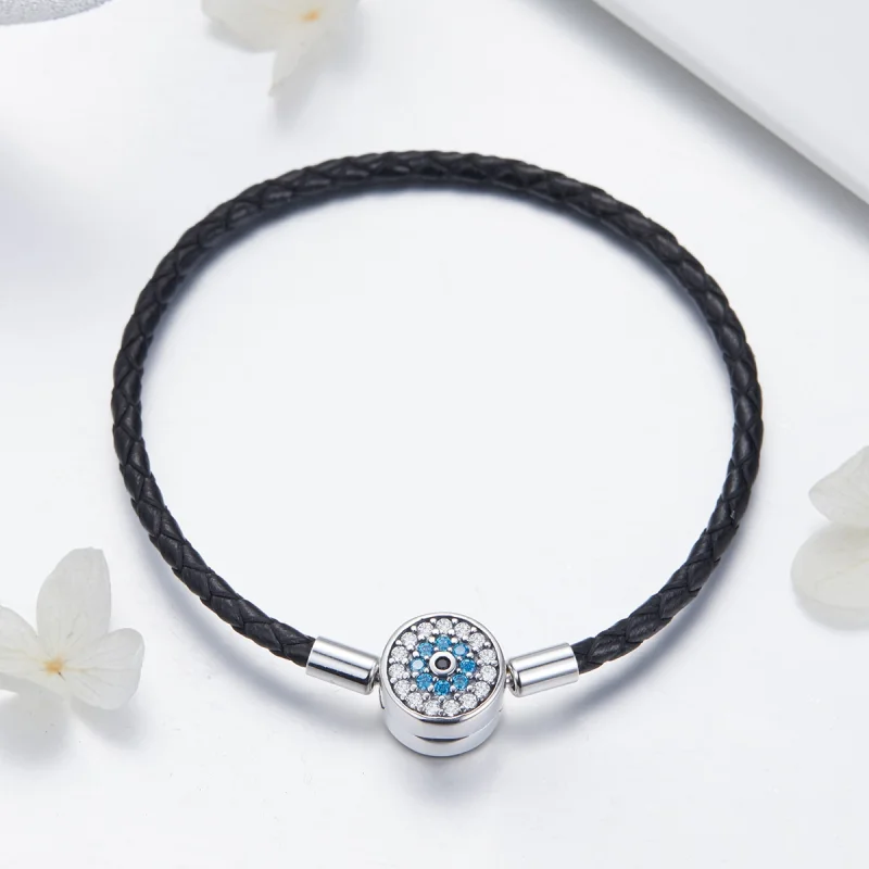(Bild für) Lederarmband „Magic Mysteries“ im Pandora-Stil - SCB113 - Ansicht 2