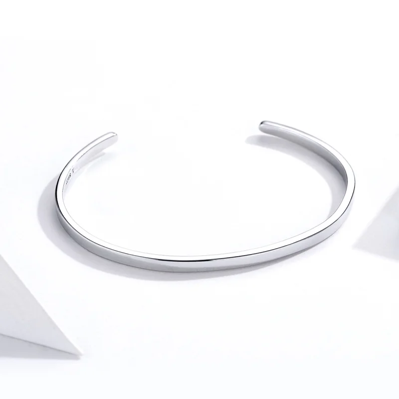 (Bild für) Offener Armreif „Nothing Is Impossible“ im Pandora-Stil aus Silber - SCB160 - Ansicht 4