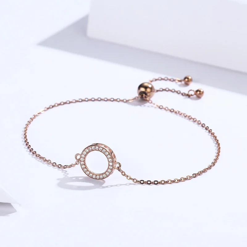 (Bild für) Pandora Armband Rosegold Silber - SCB030-C - Ansicht 3