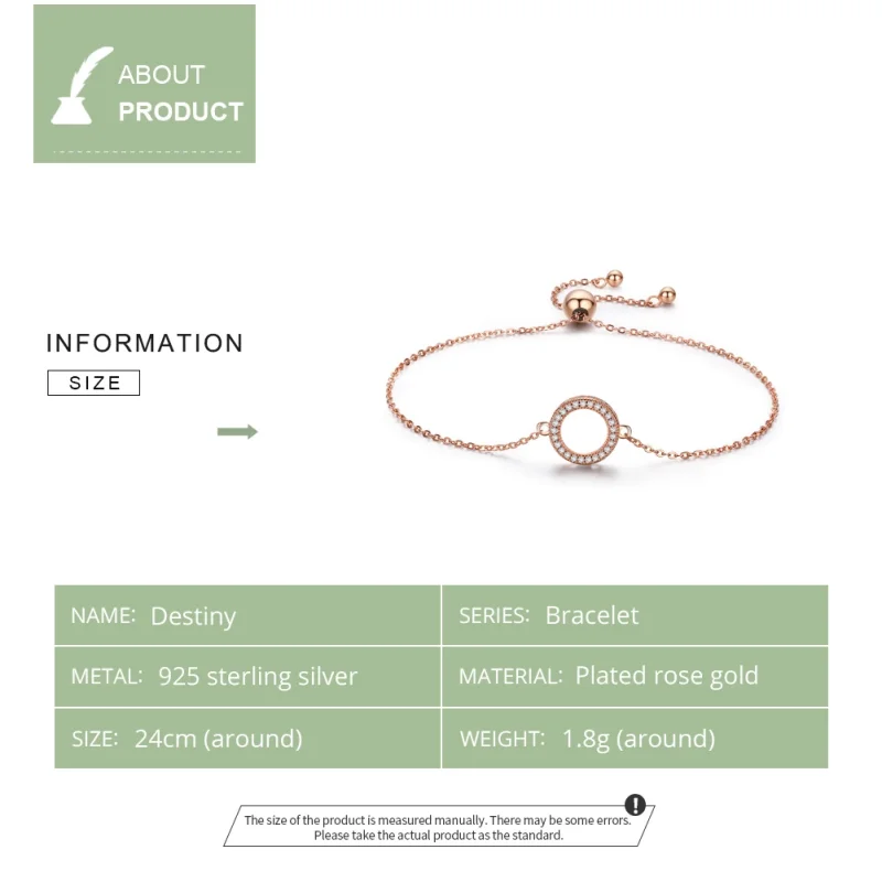 (Bild für) Pandora Armband Rosegold Silber - SCB030-C - Ansicht 5