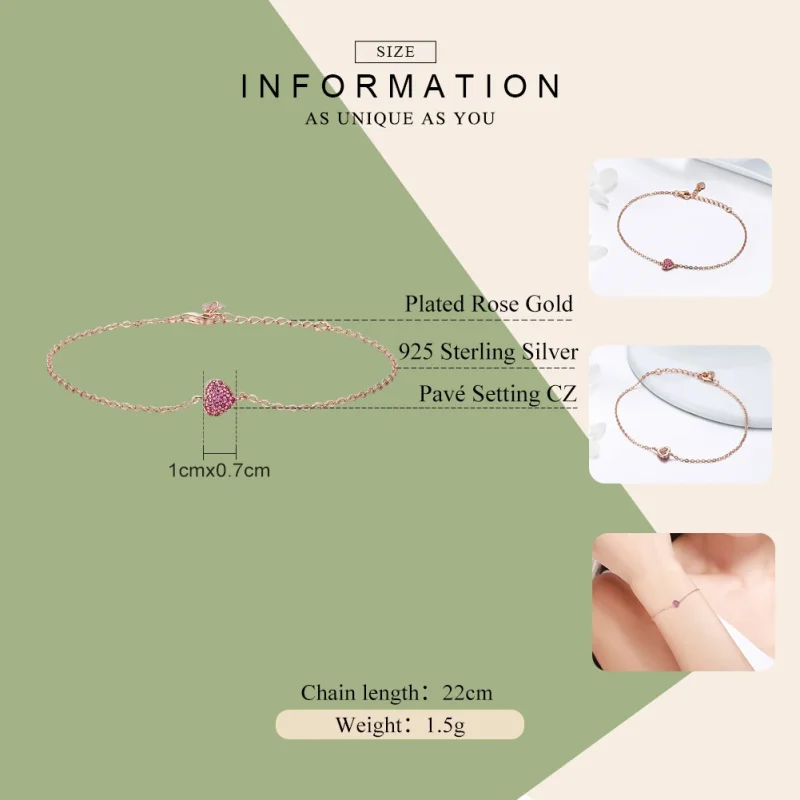 (Bild für) Pandora Armband Rosegold - SCB050 - Ansicht 2