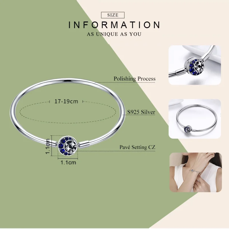 (Bild für) Pandora Armband Sternenhimmel - SCB080 - Ansicht 4