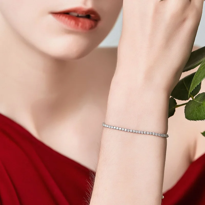 (Bild für) Pandora-Stil-Armband aus Silber mit Liebevollem Charme - SCB029 - Ansicht 2