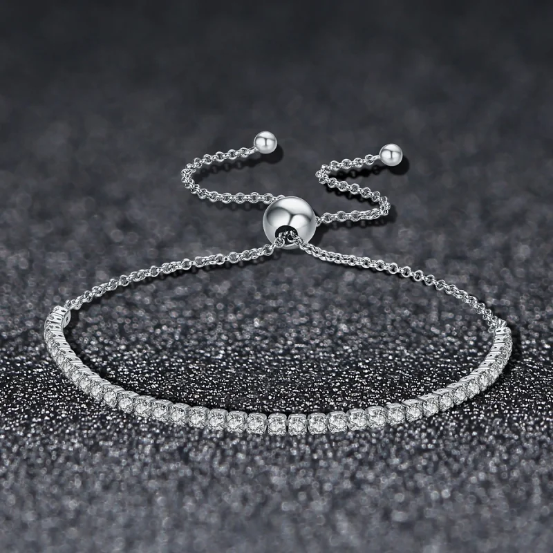 (Bild für) Pandora-Stil-Armband aus Silber mit Liebevollem Charme - SCB029 - Ansicht 3