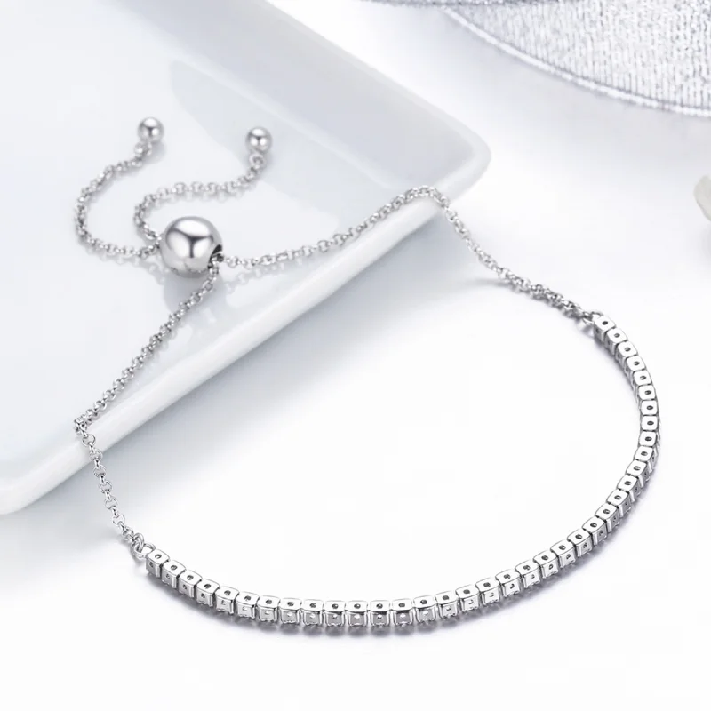 (Bild für) Pandora-Stil-Armband aus Silber mit Liebevollem Charme - SCB029 - Ansicht 6