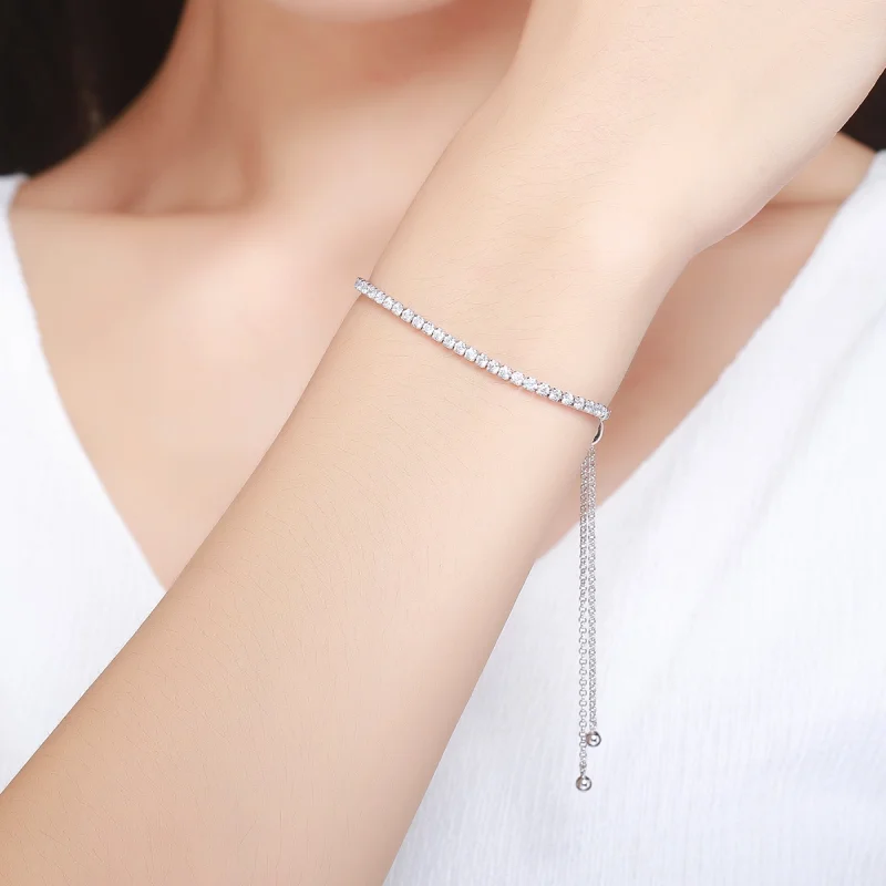 (Bild für) Pandora-Stil-Armband aus Silber mit Liebevollem Charme - SCB029 - Ansicht 7