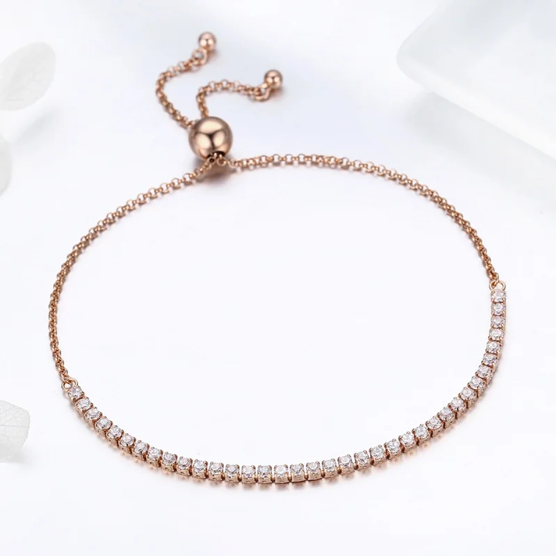 (Bild für) Pandora Tennisarmband Gold - SCB046 - Ansicht 4