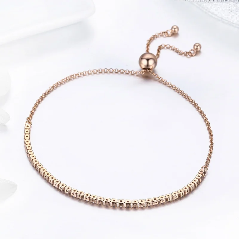 (Bild für) Pandora Tennisarmband Gold - SCB046 - Ansicht 6