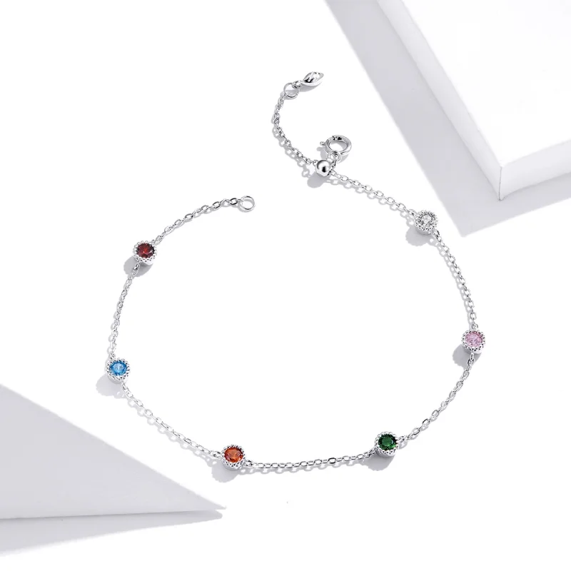 (Bild für) Silberfarbenes Sommerarmband im Pandora-Stil - SCB184 - Ansicht 4
