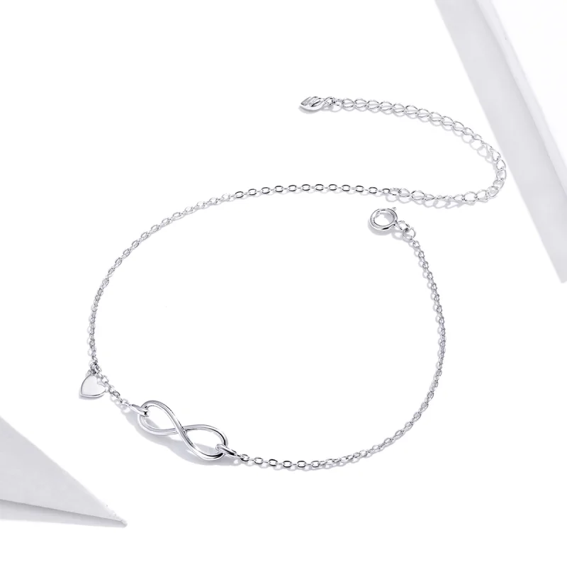 (Bild für) Silbernes Infinity-Armband im Pandora-Stil - SCT019 - Ansicht 2