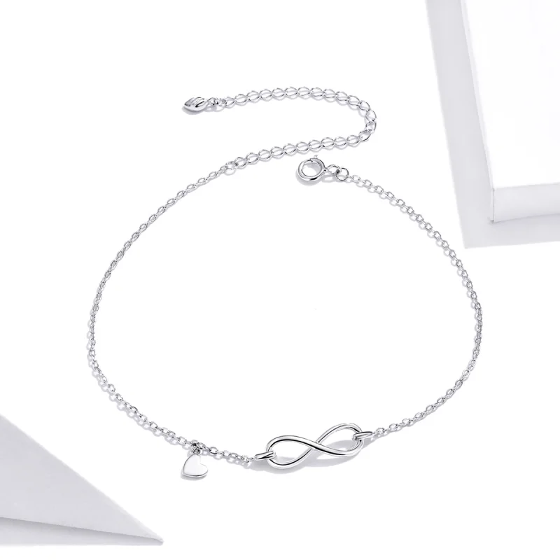 (Bild für) Silbernes Infinity-Armband im Pandora-Stil - SCT019 - Ansicht 3