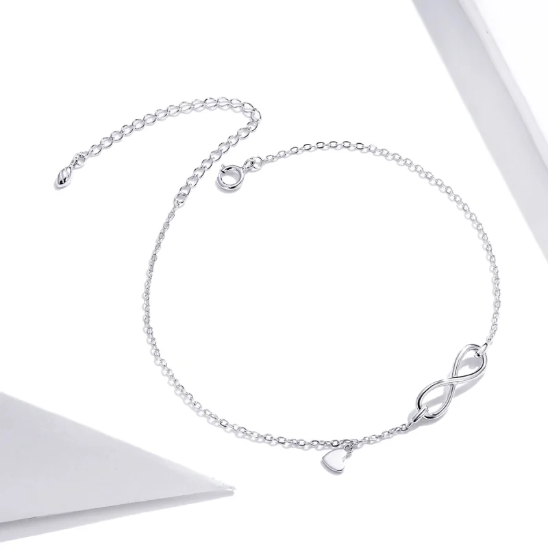 (Bild für) Silbernes Infinity-Armband im Pandora-Stil - SCT019 - Ansicht 4