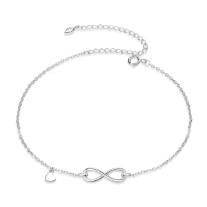 (Bild für) Silbernes Infinity-Armband im Pandora-Stil - SCT019