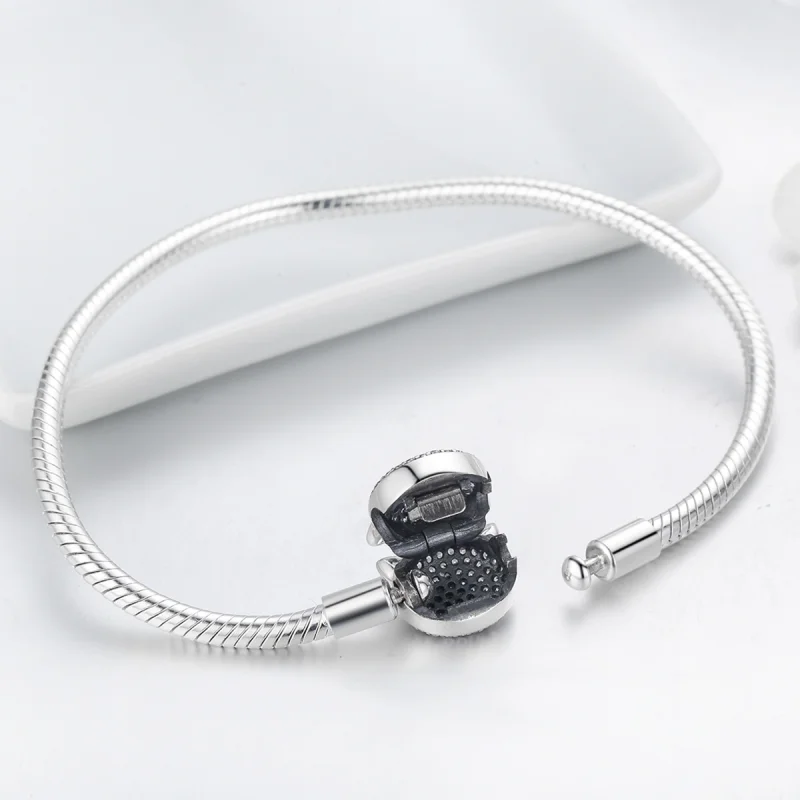 (Bild für) Silbernes süßes Katzenkettenarmband im Pandora-Stil - SCB053 - Ansicht 5