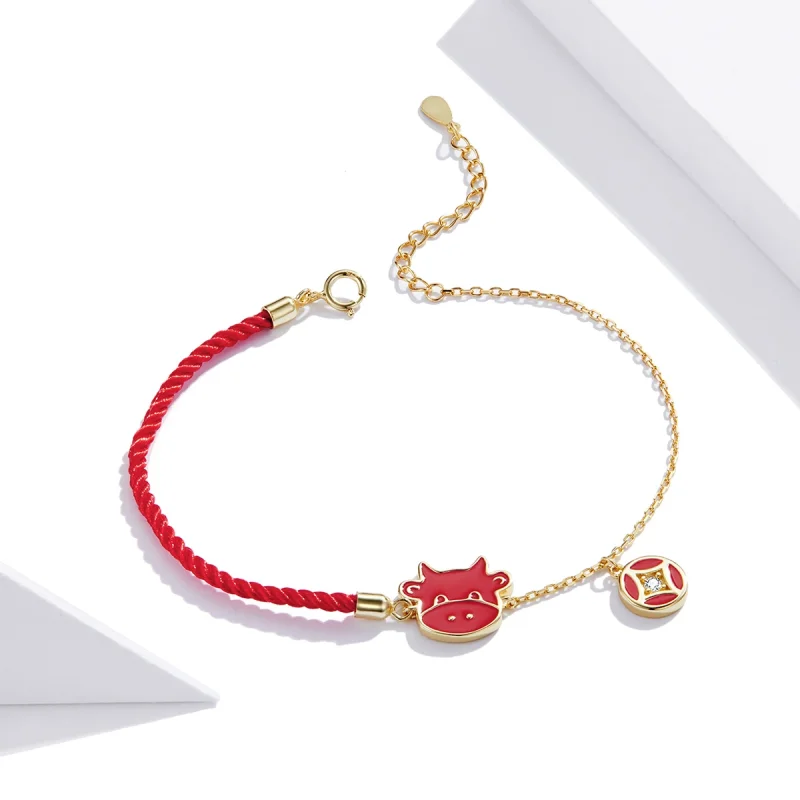 (Bild für) Stier-Armband im Pandora-Stil - SCB207 - Ansicht 2