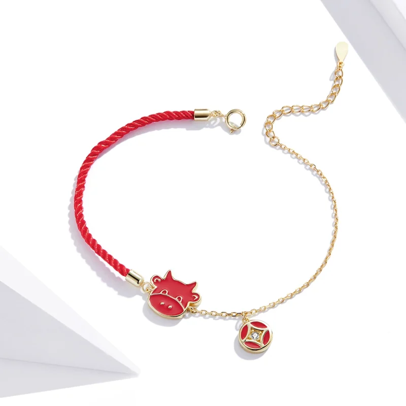 (Bild für) Stier-Armband im Pandora-Stil - SCB207 - Ansicht 3