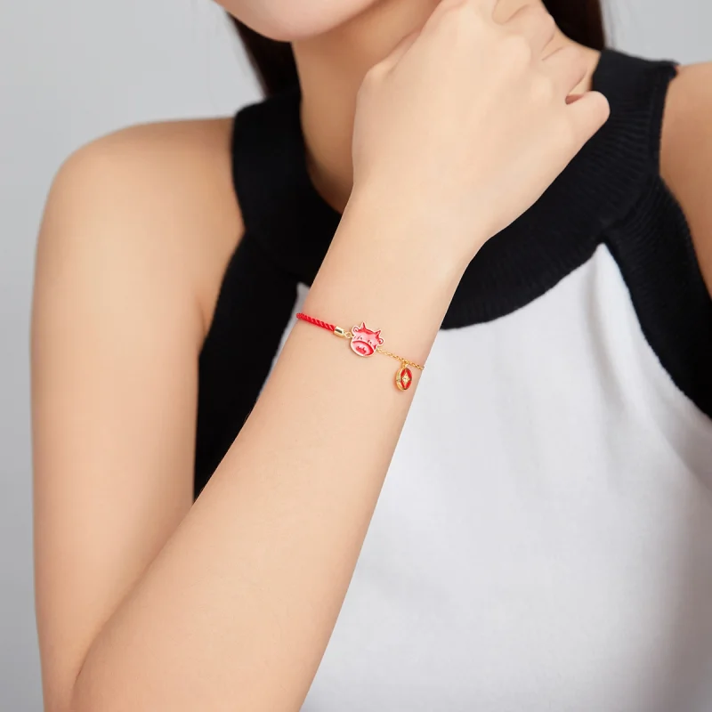 (Bild für) Stier-Armband im Pandora-Stil - SCB207 - Ansicht 5