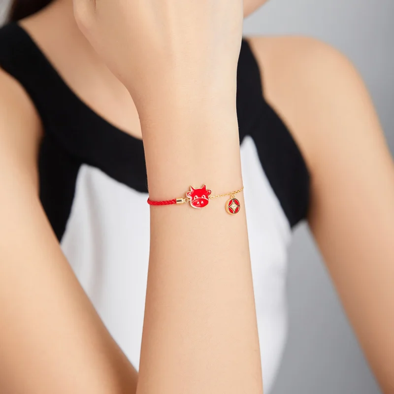 (Bild für) Stier-Armband im Pandora-Stil - SCB207 - Ansicht 6