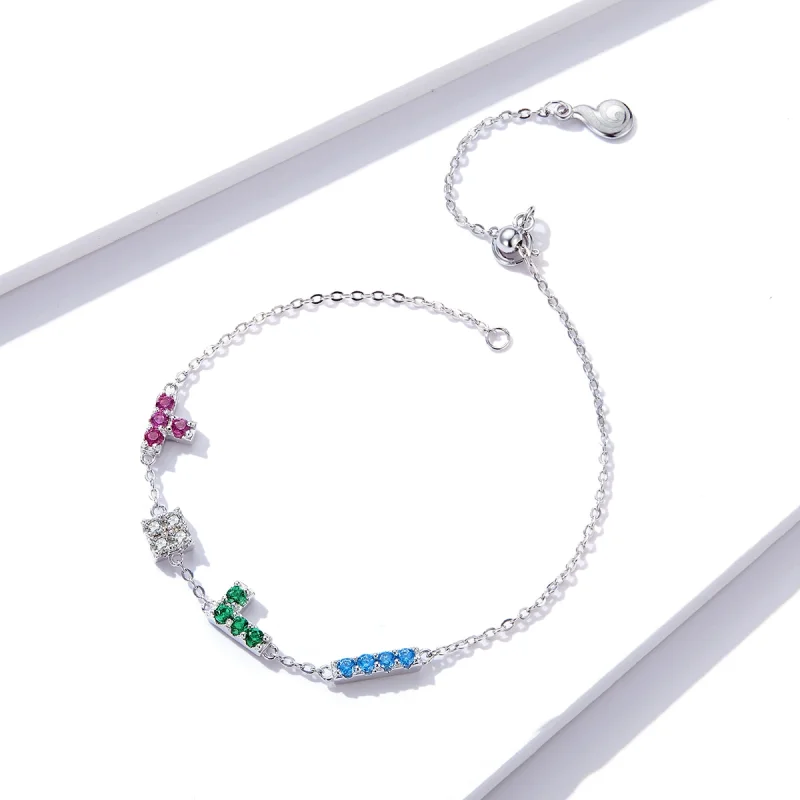 (Bild für) Tetris-Armband im Pandora-Stil - BSB040 - Ansicht 3
