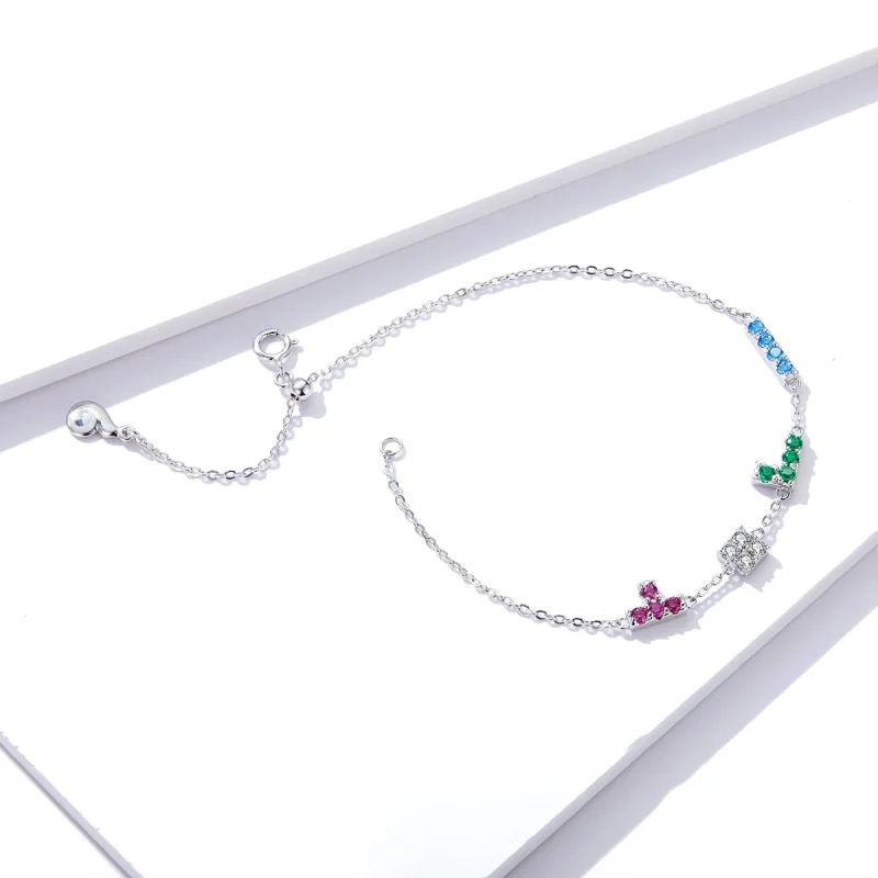 (Bild für) Tetris-Armband im Pandora-Stil - BSB040 - Ansicht 4