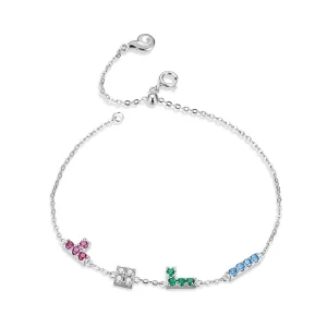 (Bild für) Tetris-Armband im Pandora-Stil - BSB040