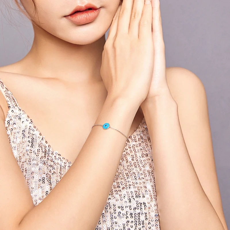 (Bild für) Teufelsauge-Armband im Pandora-Stil - SCB185 - Ansicht 8