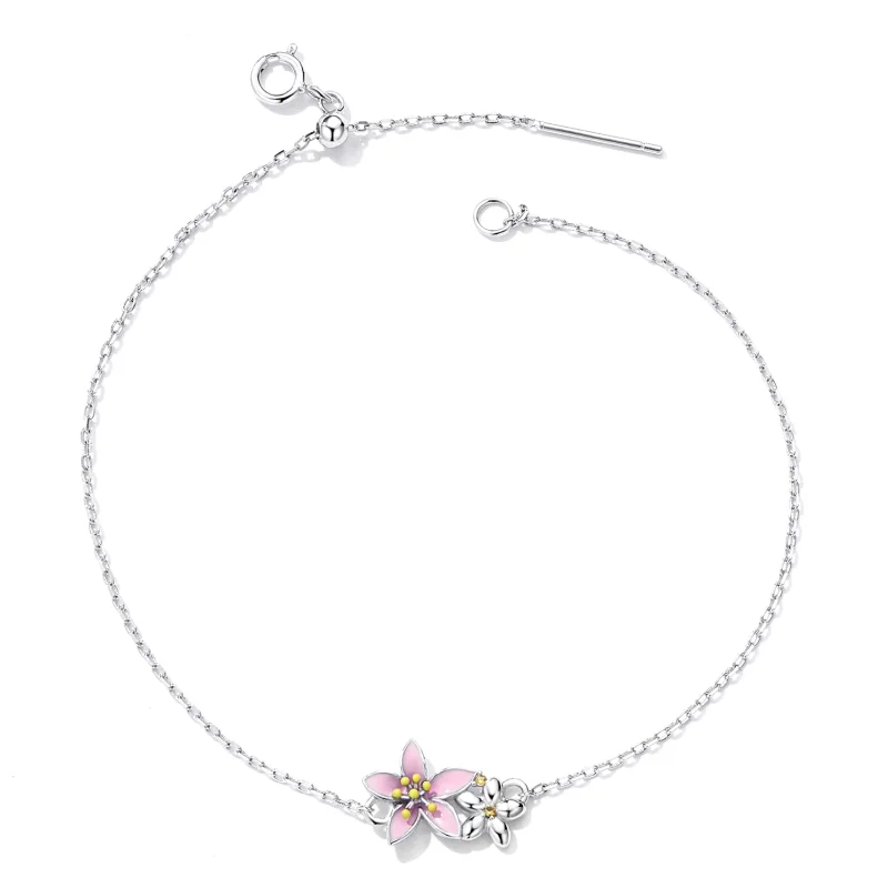 (Bild für) Wunderschönes Sakura-Armband im Pandora-Stil - SCB232 - Ansicht 3