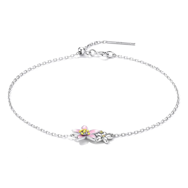 (Bild für) Wunderschönes Sakura-Armband im Pandora-Stil - SCB232 - Ansicht 4