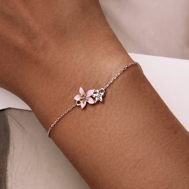 (Bild für) Wunderschönes Sakura-Armband im Pandora-Stil - SCB232 - Ansicht 5