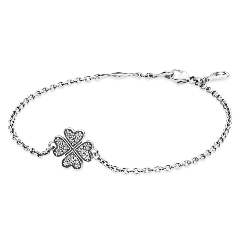 (Bild für) PANDORA-Armband „Symbol des Glücks in der Liebe“, klare CZ - 590506CZ